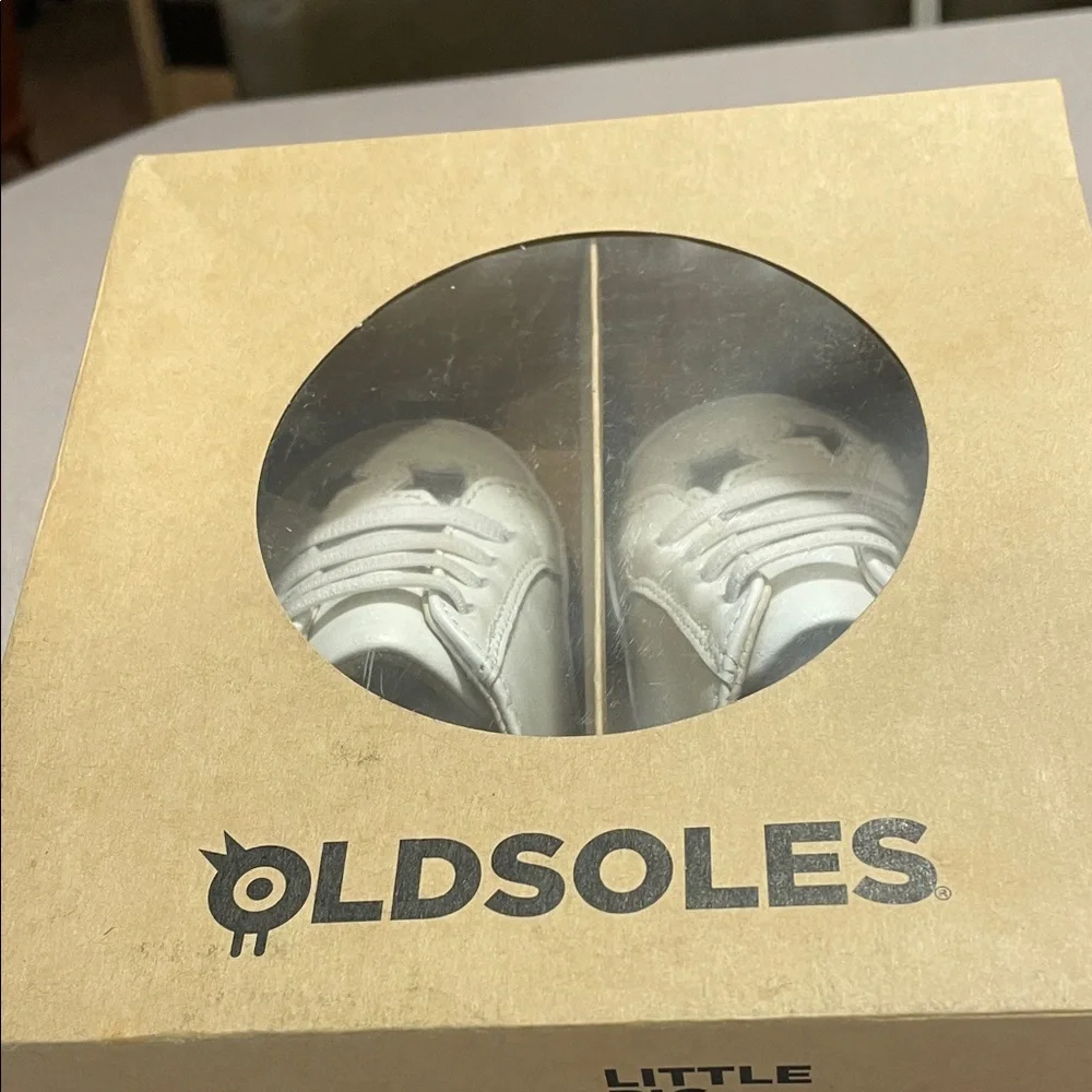 Old Soles Starey Bambini Snow/Silver is a fun first shoe Podiatrist Approved